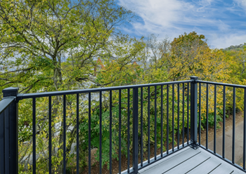 Balcony of flats at donelson plaza in nashville